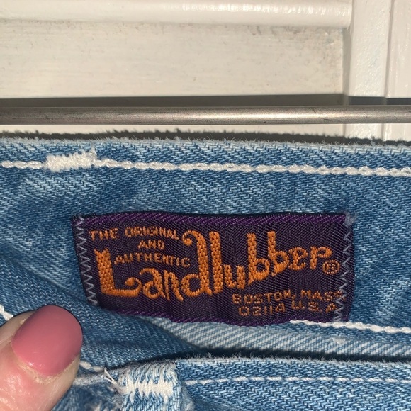 Landlubbers vintage wide leg Jeans light wash women’s size 26 - Picture 8 of 10